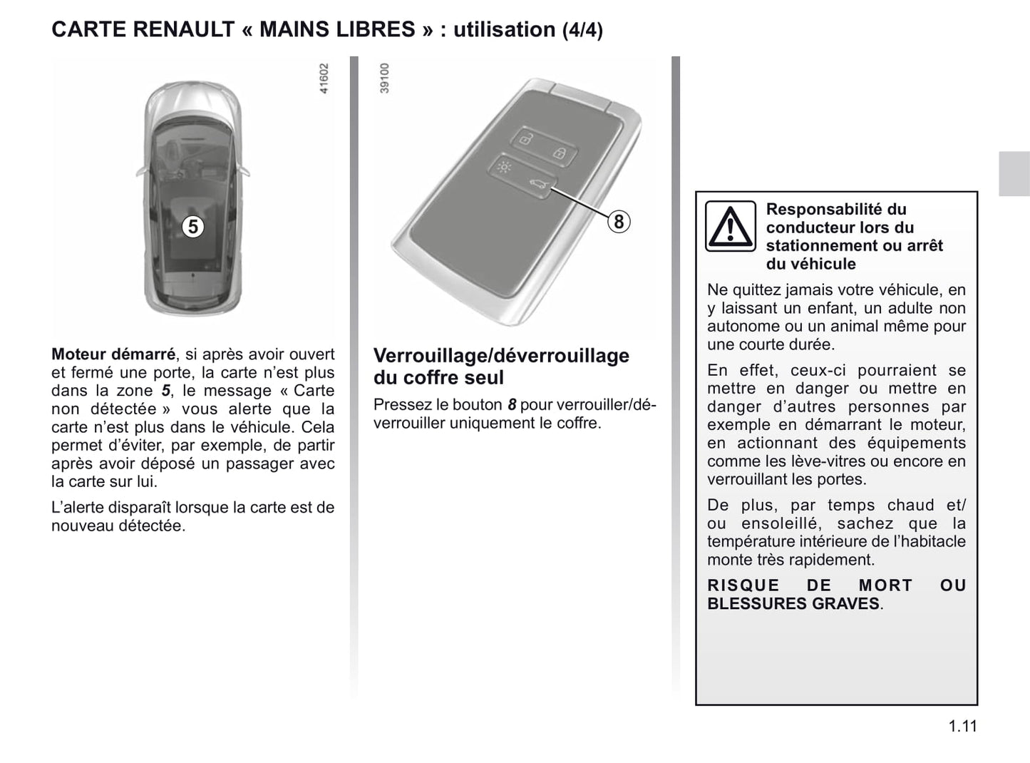 2019-2020 Renault Scénic/Grand Scénic Owner's Manual | French