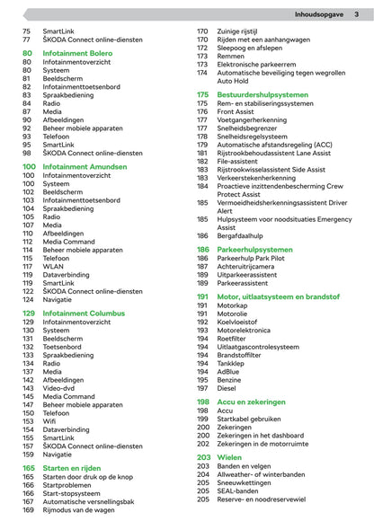 2019-2020 Skoda Superb Owner's Manual | Dutch