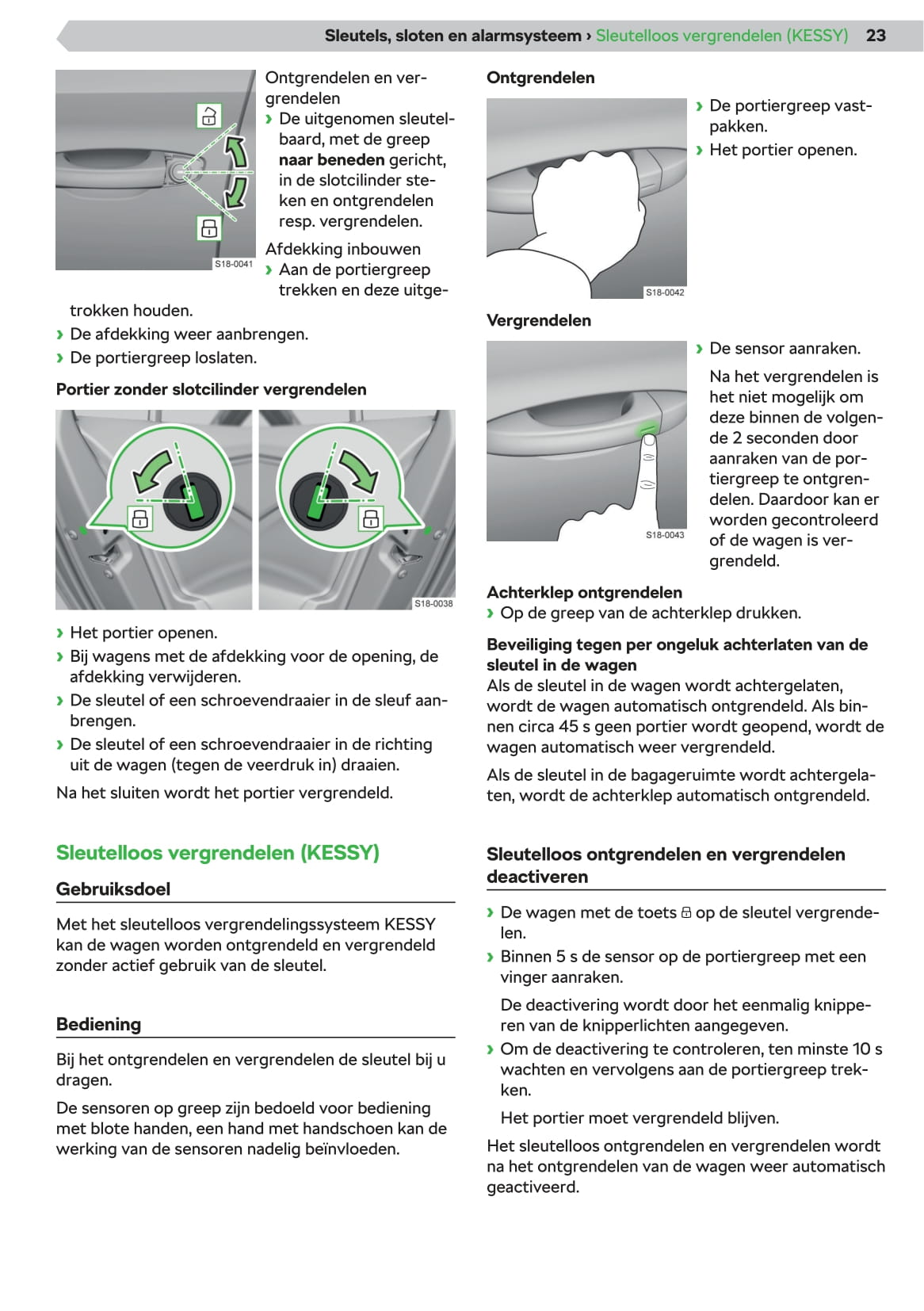 2019-2020 Skoda Superb Owner's Manual | Dutch