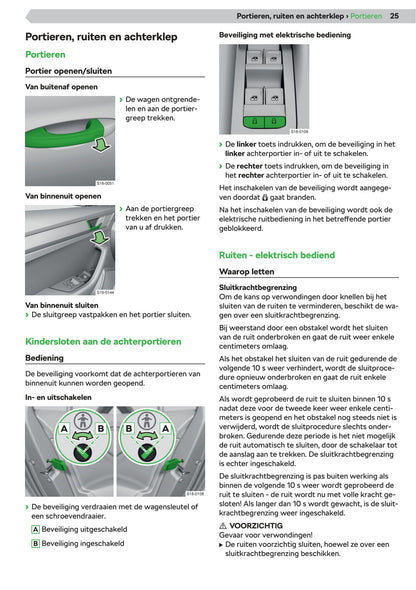 2019-2020 Skoda Superb Owner's Manual | Dutch