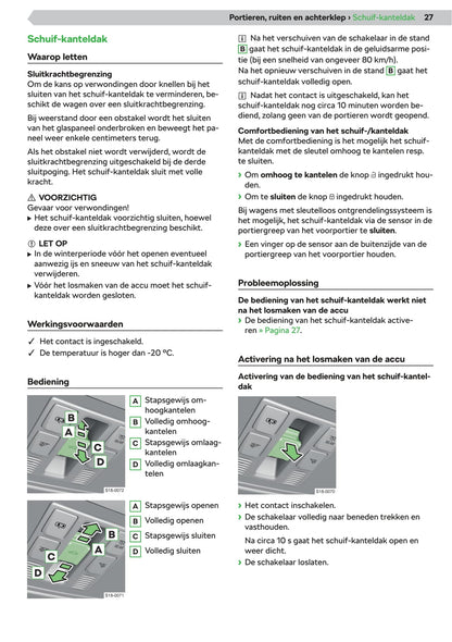 2019-2020 Skoda Superb Owner's Manual | Dutch