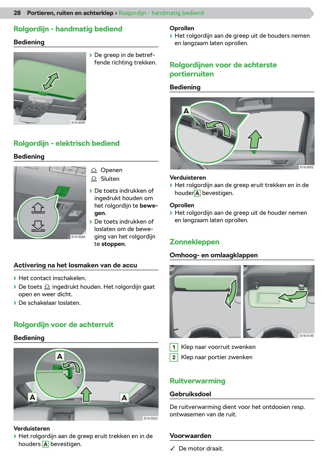 2019-2020 Skoda Superb Owner's Manual | Dutch