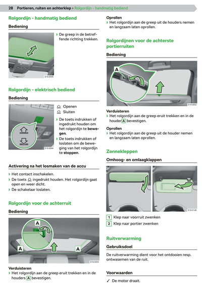 2019-2020 Skoda Superb Owner's Manual | Dutch