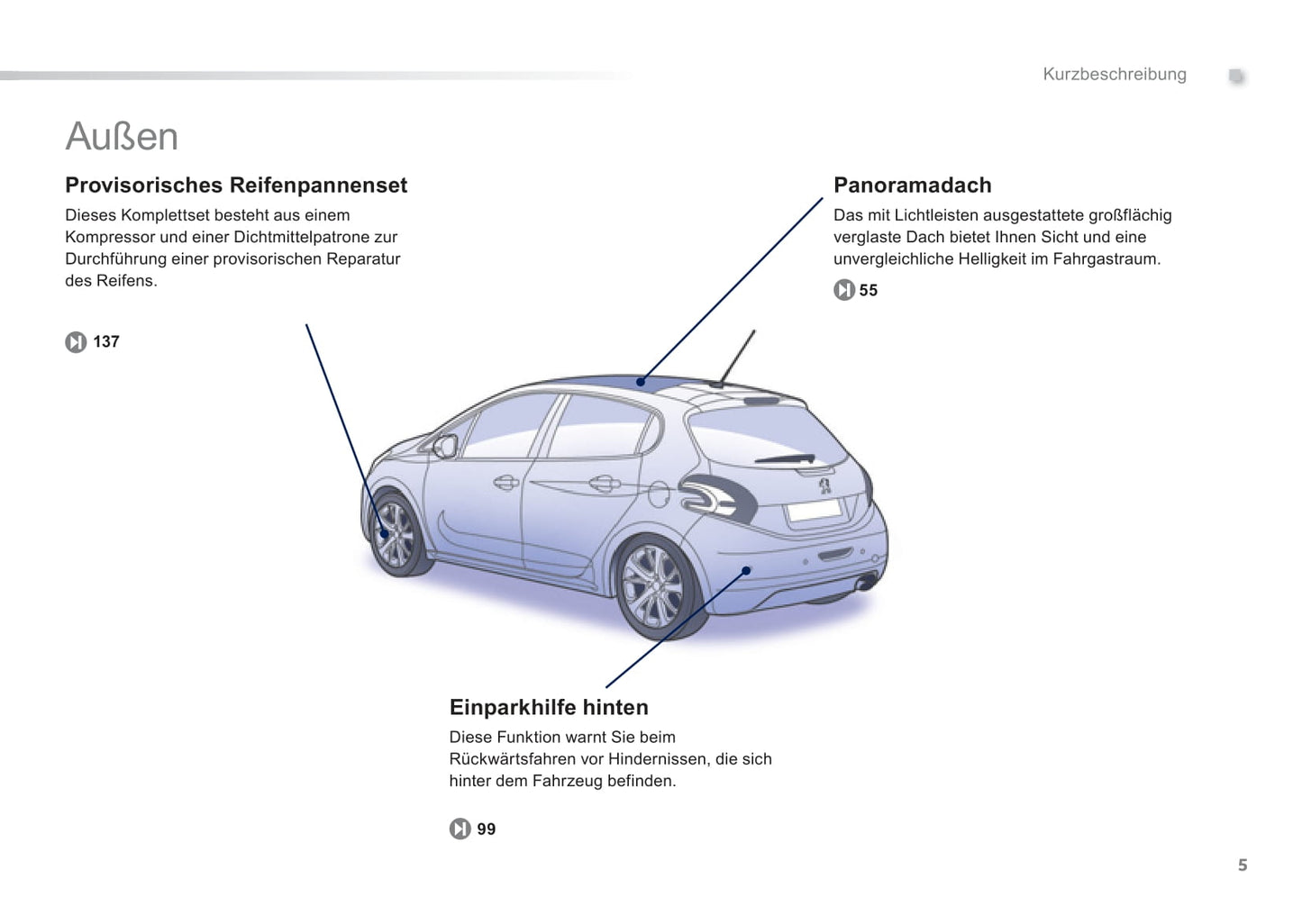 2011-2012 Peugeot 208 Gebruikershandleiding | Duits