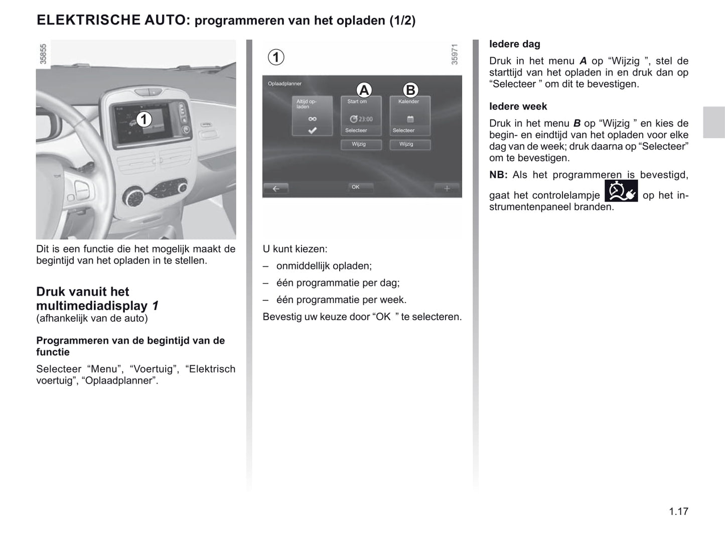 2018-2019 Renault Zoe Gebruikershandleiding | Nederlands