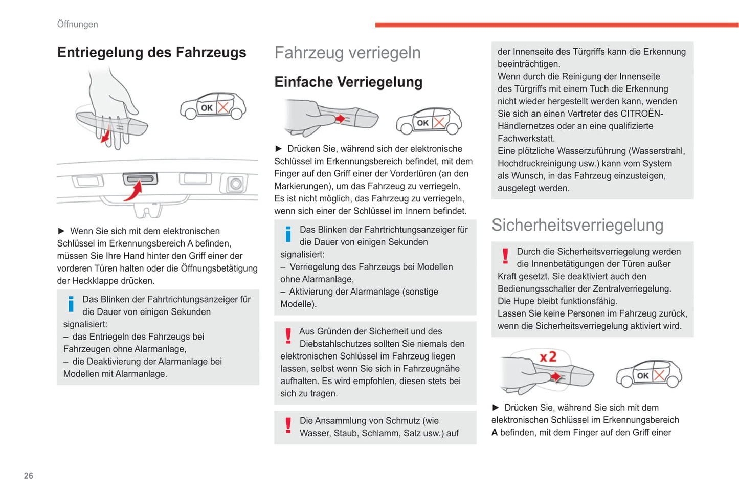 2020-2023 Citroën C3 Manuel du propriétaire | Allemand