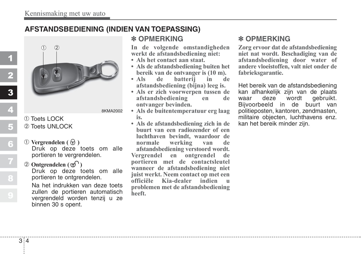 2008-2009 Kia Sportage Gebruikershandleiding | Nederlands