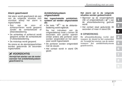 2008-2009 Kia Sportage Gebruikershandleiding | Nederlands