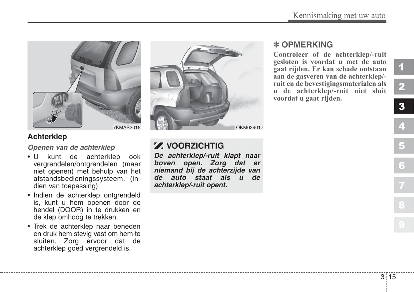 2008-2009 Kia Sportage Gebruikershandleiding | Nederlands