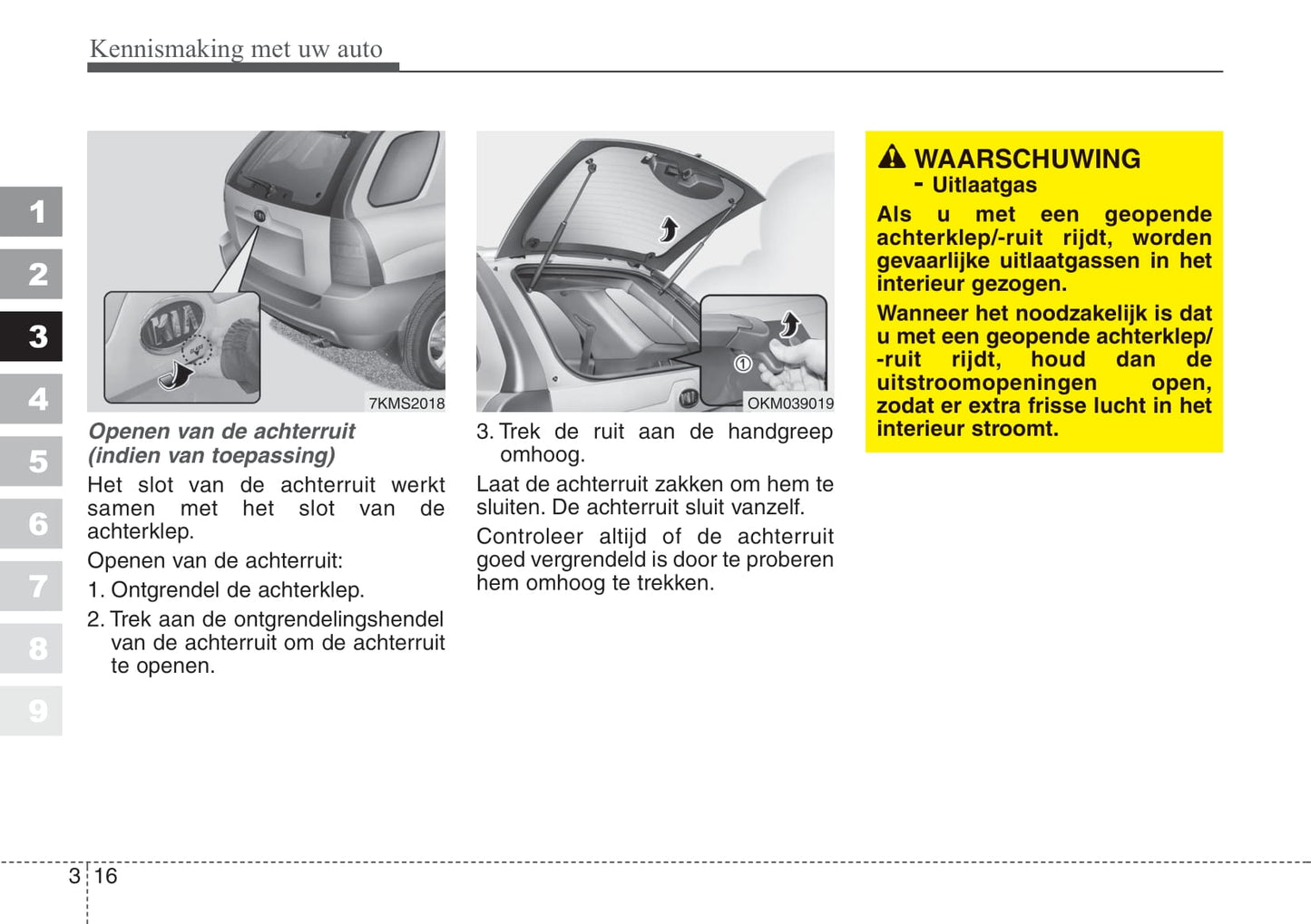 2008-2009 Kia Sportage Gebruikershandleiding | Nederlands