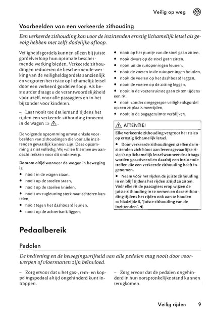 2005-2011 Volkswagen Fox Owner's Manual | Dutch