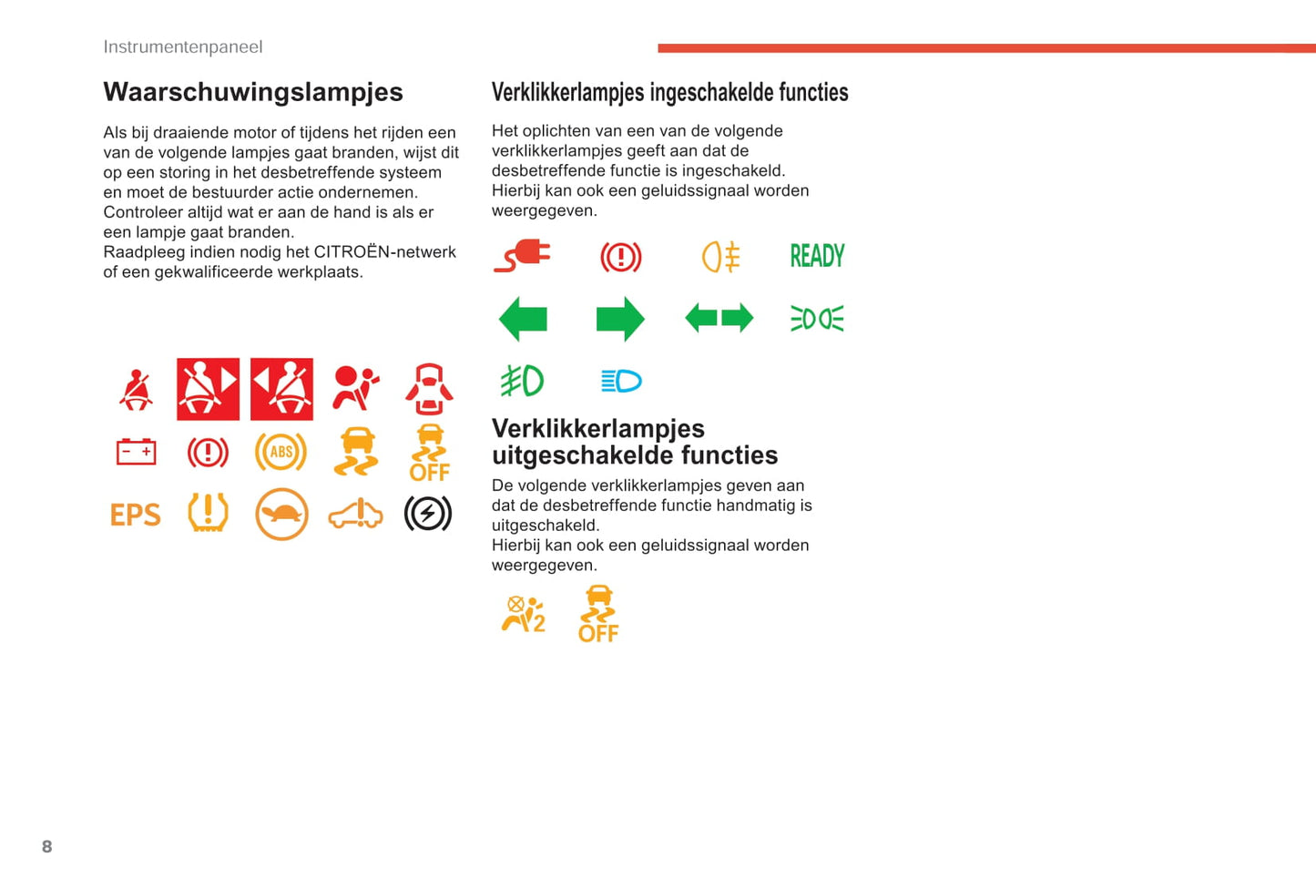 2017-2020 Citroën C-Zero Gebruikershandleiding | Nederlands