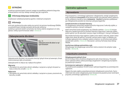 2009-2013 Skoda Octavia Bedienungsanleitung | Polnisch