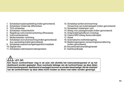 2008-2009 Hyundai Tucson Owner's Manual | Dutch