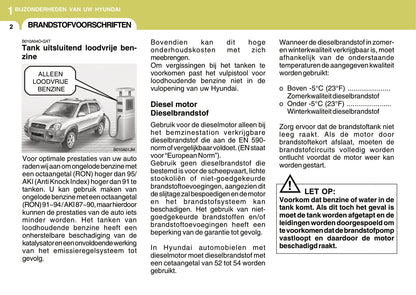 2008-2009 Hyundai Tucson Owner's Manual | Dutch