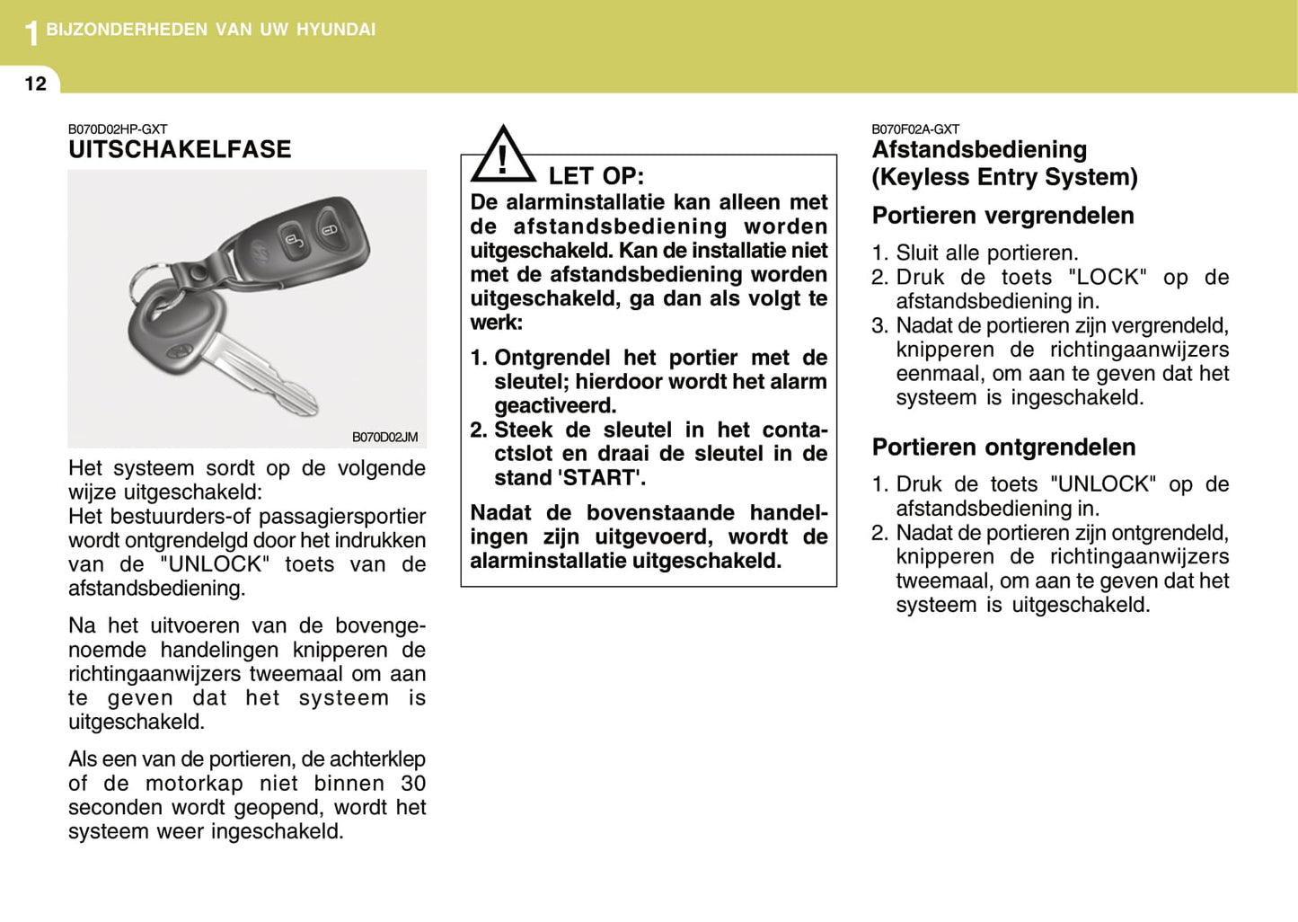 2008-2009 Hyundai Tucson Owner's Manual | Dutch