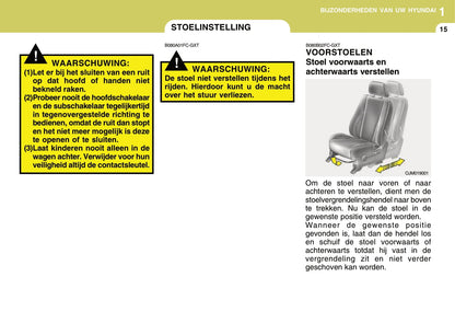 2008-2009 Hyundai Tucson Owner's Manual | Dutch