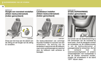 2008-2009 Hyundai Tucson Owner's Manual | Dutch