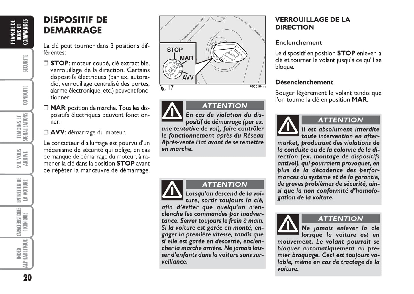 2006-2007 Fiat Stilo Gebruikershandleiding | Frans