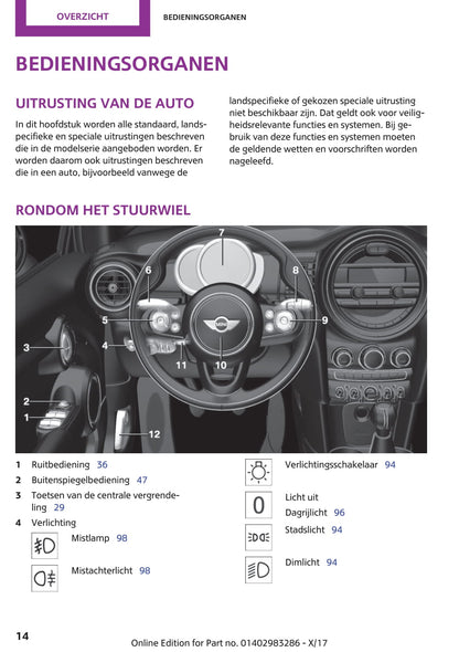 2018-2021 Mini Mini Owner's Manual | Dutch