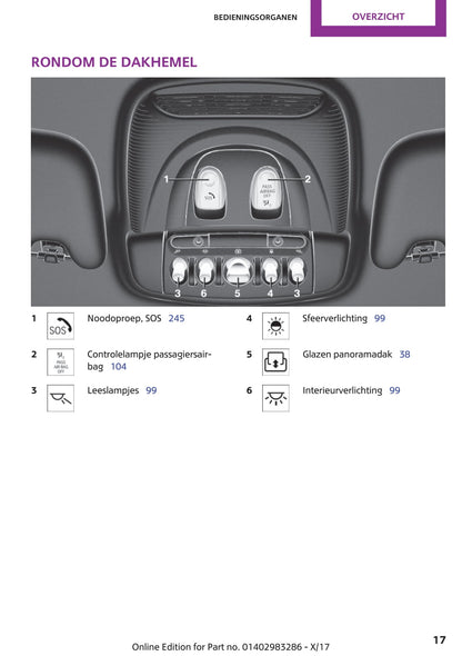 2018-2021 Mini Mini Owner's Manual | Dutch