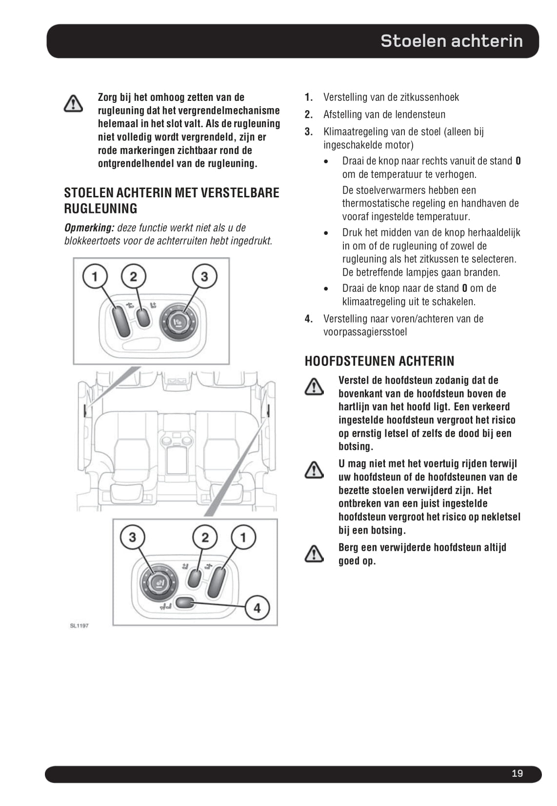 2010-2011 Land Rover Range Rover Owner's Manual | Dutch