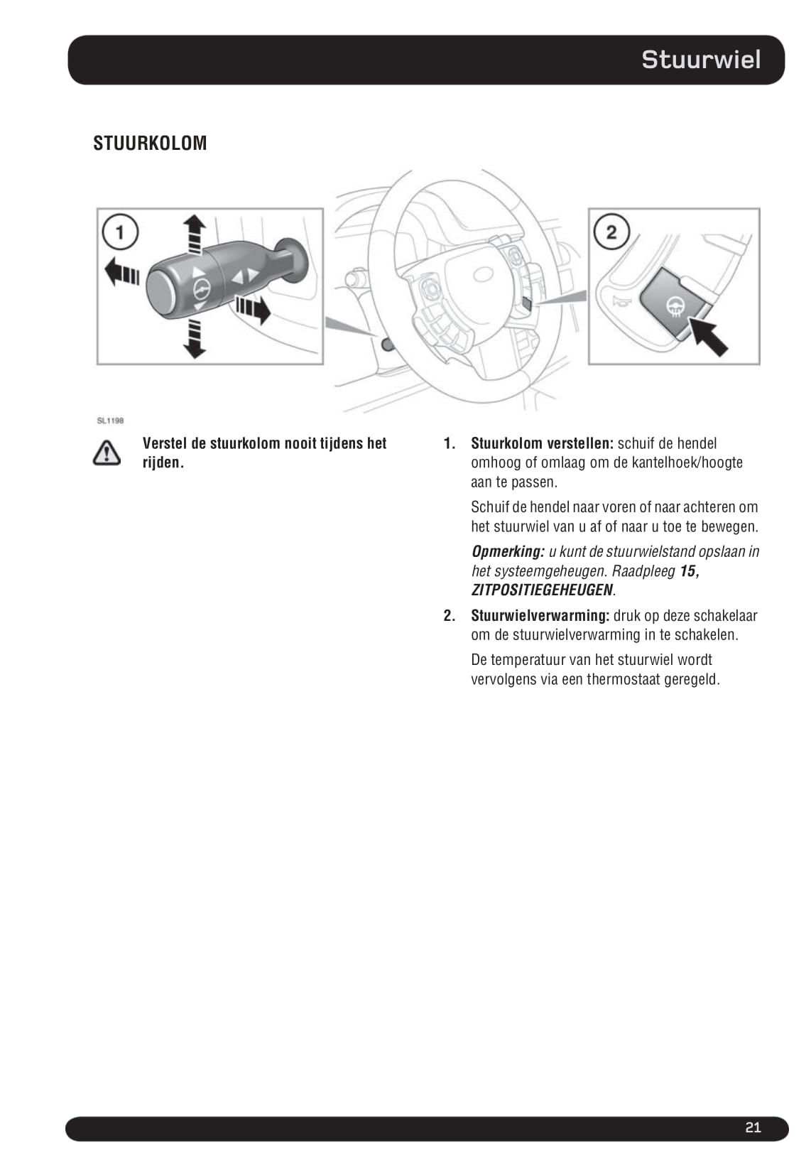 2010-2011 Land Rover Range Rover Owner's Manual | Dutch