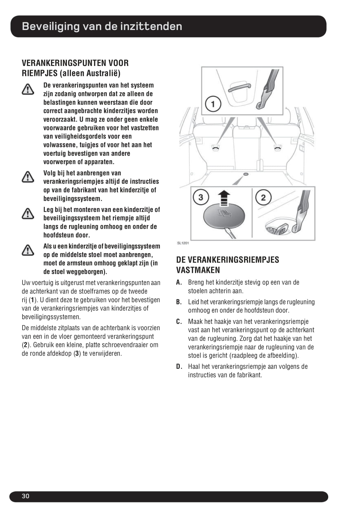 2010-2011 Land Rover Range Rover Owner's Manual | Dutch