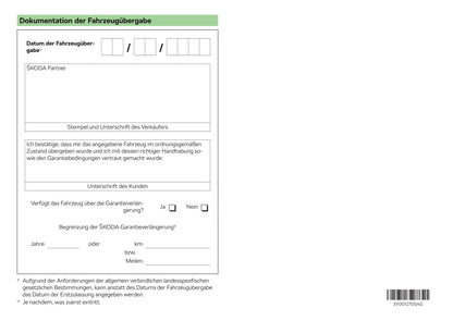 2017-2018 Skoda Superb Owner's Manual | German