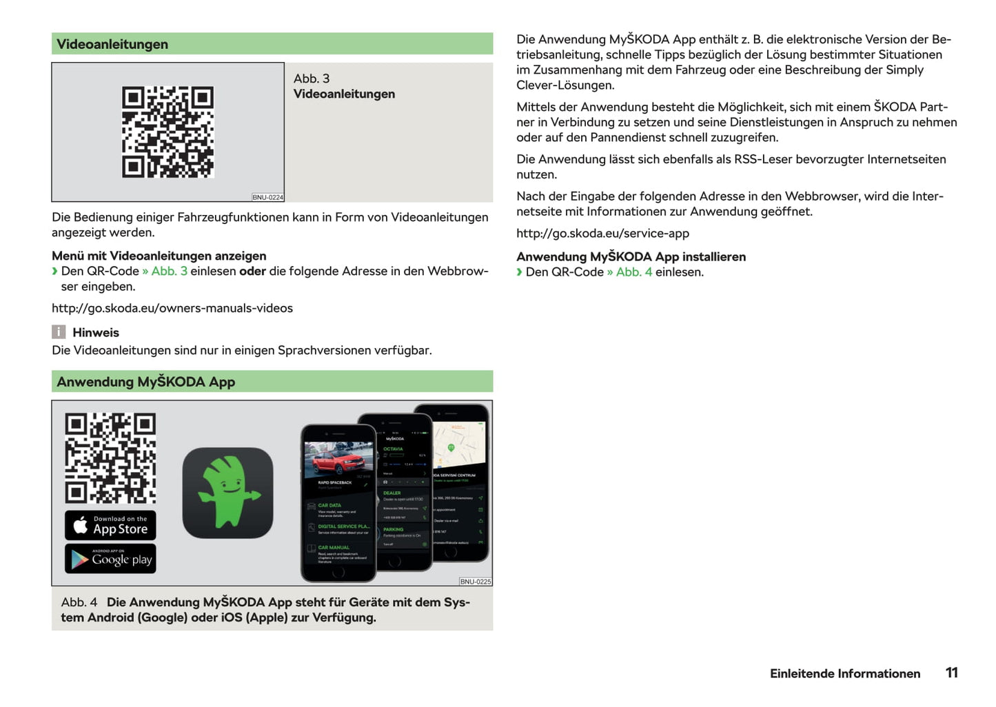 2017-2018 Skoda Superb Owner's Manual | German