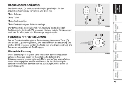 2007-2008 Fiat Multipla Bedienungsanleitung | Deutsch