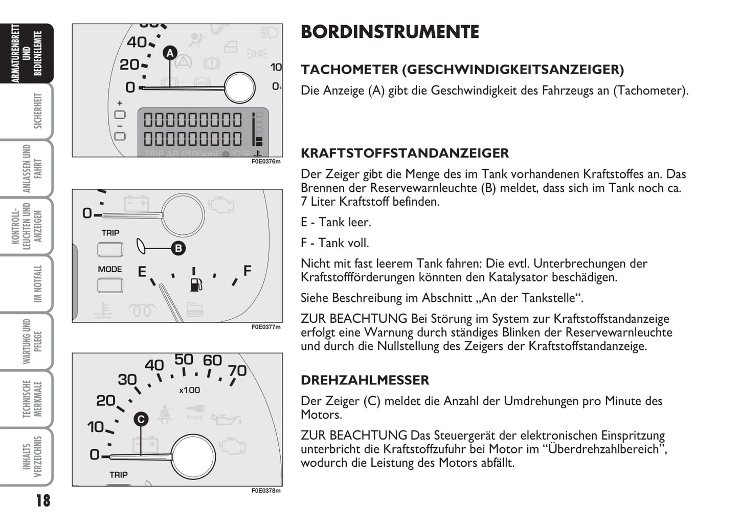 2007-2008 Fiat Multipla Bedienungsanleitung | Deutsch