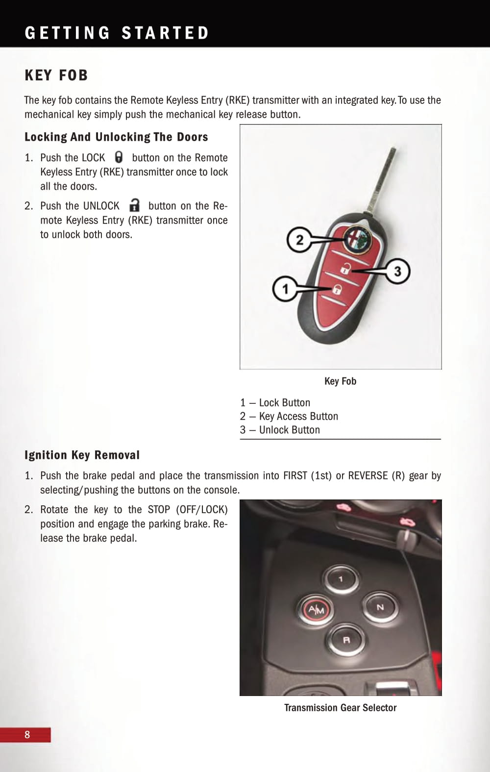 2015 Alfa Romeo 4C Spider Owner's Manual | English