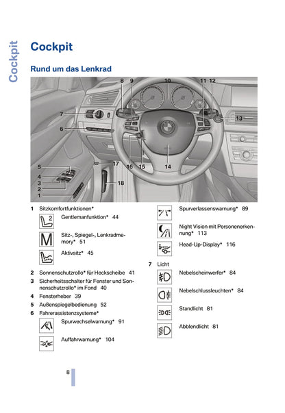 2008-2012 BMW 7-serie Manuel du propriétaire | Allemand