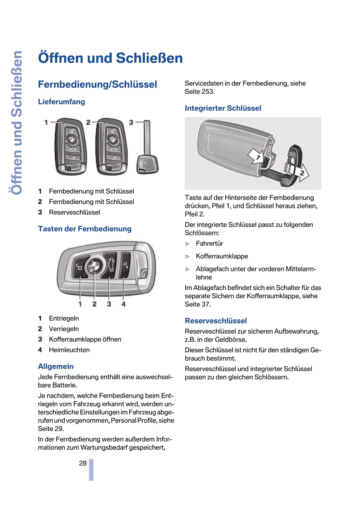 2008-2012 BMW 7-serie Manuel du propriétaire | Allemand