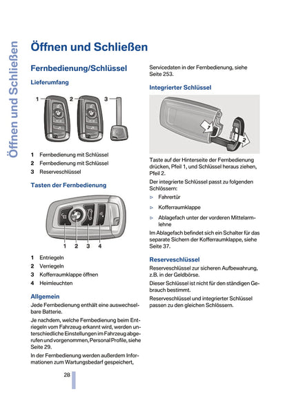 2008-2012 BMW 7-serie Manuel du propriétaire | Allemand