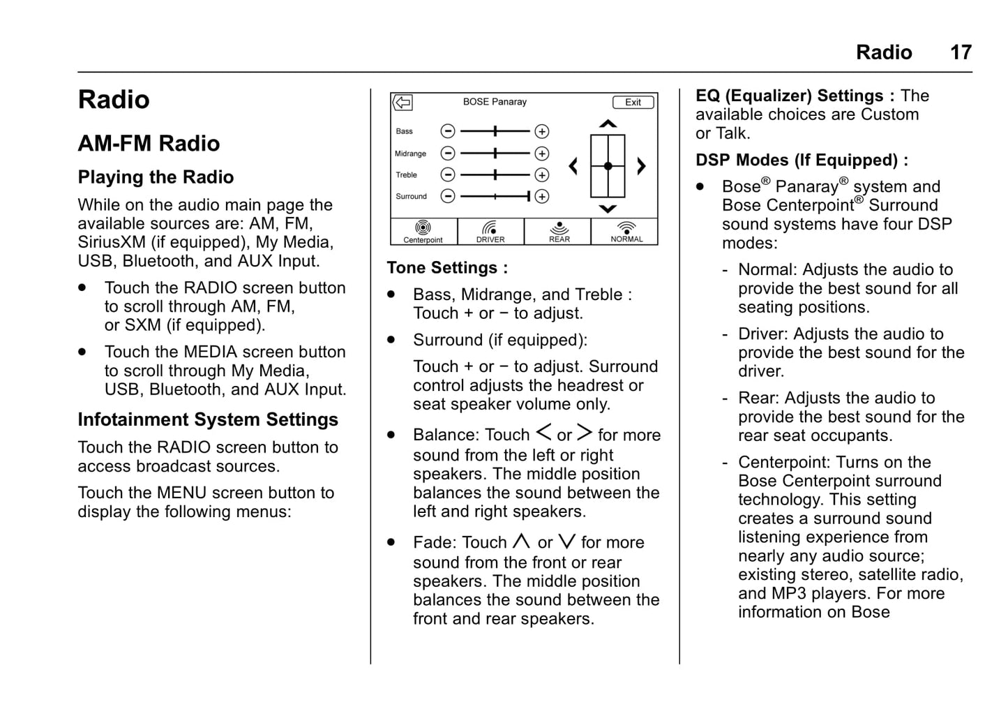 Cadillac Cue Owner's Manual 2016