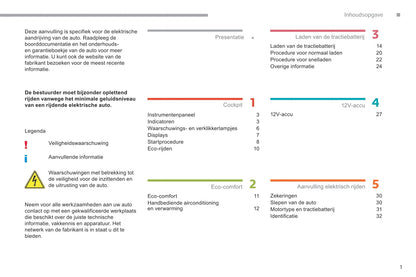 2017-2018 Citroën e-Berlingo Multispace/Berlingo Electric Owner's Manual | Dutch