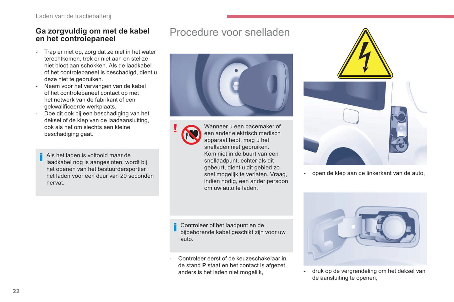 2017-2018 Citroën e-Berlingo Multispace/Berlingo Electric Owner's Manual | Dutch