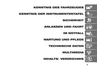 2016-2021 Fiat Doblò Manuel du propriétaire | Allemand