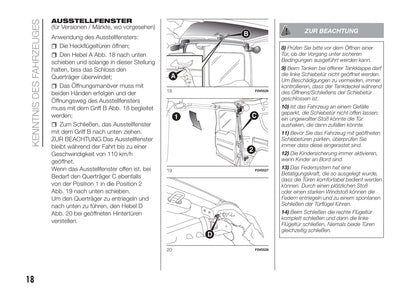 2016-2021 Fiat Doblò Manuel du propriétaire | Allemand