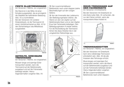 2016-2021 Fiat Doblò Manuel du propriétaire | Allemand