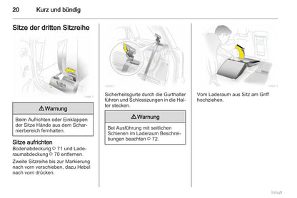 2011-2012 Opel Zafira Gebruikershandleiding | Duits