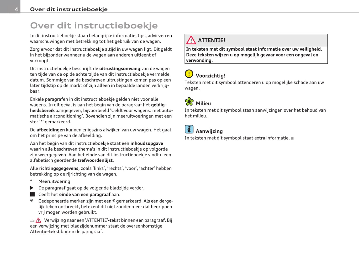 2008-2012 Audi A3 Gebruikershandleiding | Nederlands