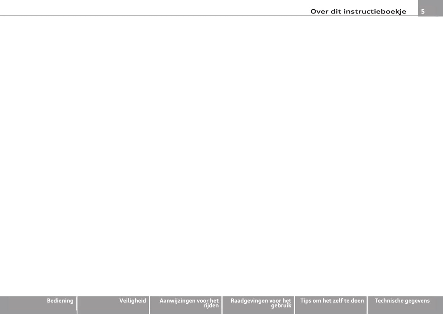 2008-2012 Audi A3 Gebruikershandleiding | Nederlands