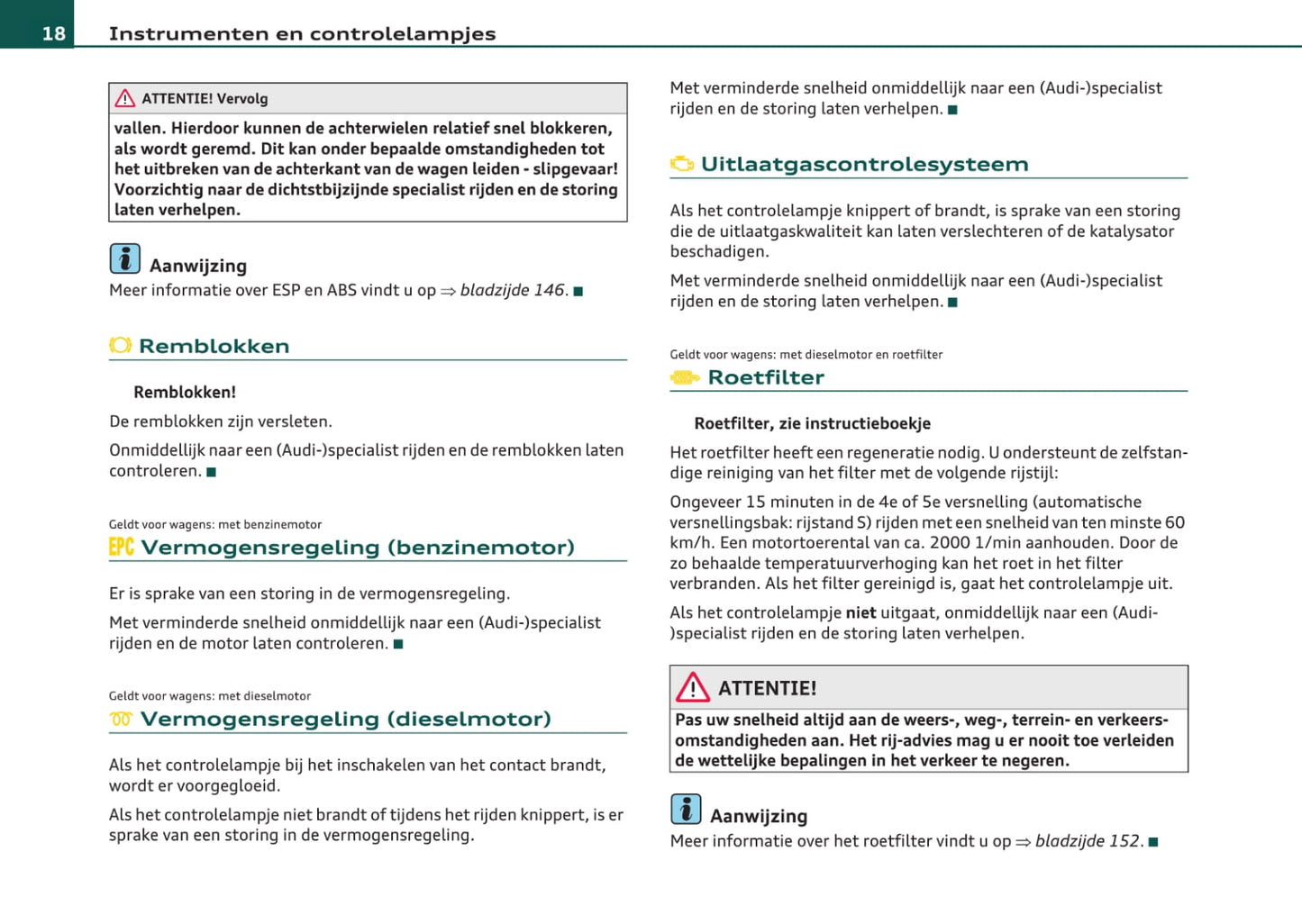 2008-2012 Audi A3 Gebruikershandleiding | Nederlands