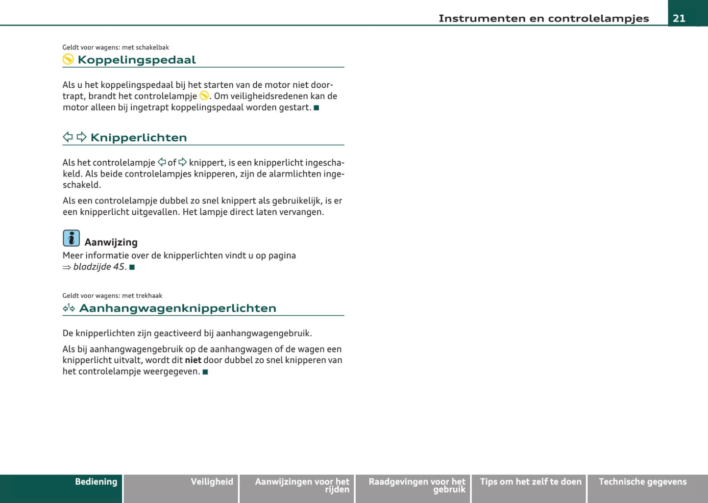 2008-2012 Audi A3 Gebruikershandleiding | Nederlands