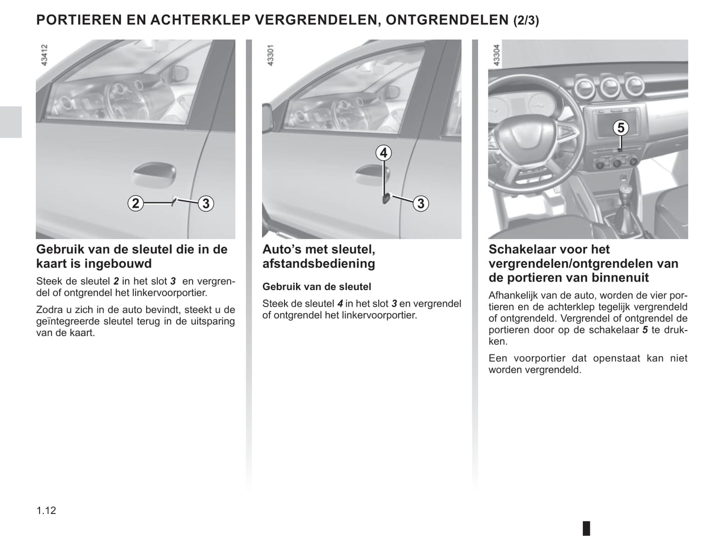 2018-2021 Dacia Duster Gebruikershandleiding | Nederlands