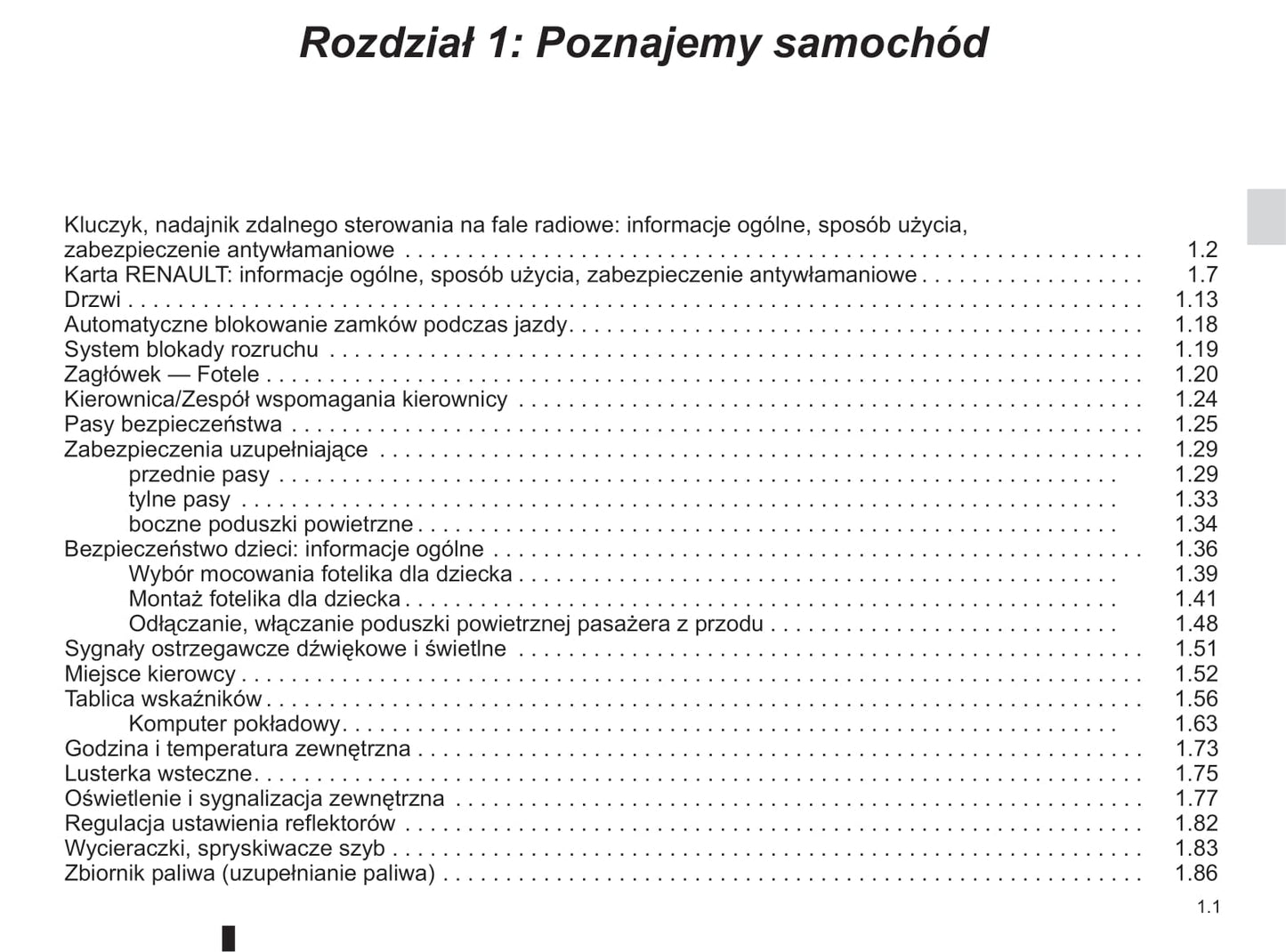 2009-2012 Renault Clio Manuel du propriétaire | Polonais