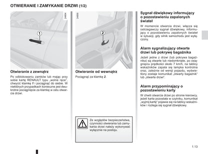 2009-2012 Renault Clio Manuel du propriétaire | Polonais